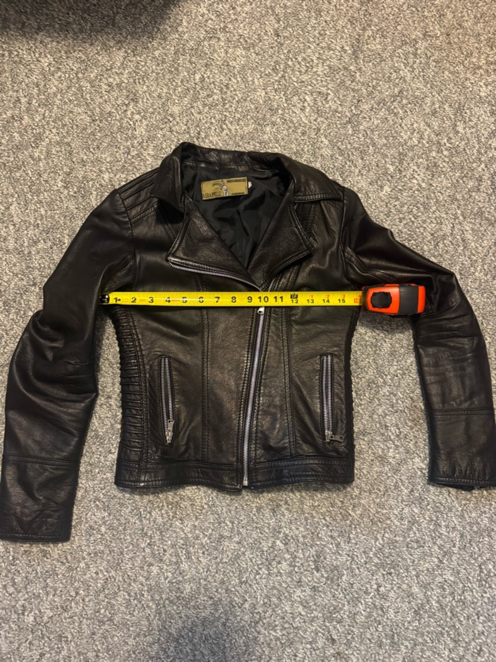 Authentic Italian leather jacket - Picture 4 of 5